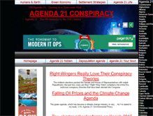 Tablet Screenshot of agenda21conspiracy.com